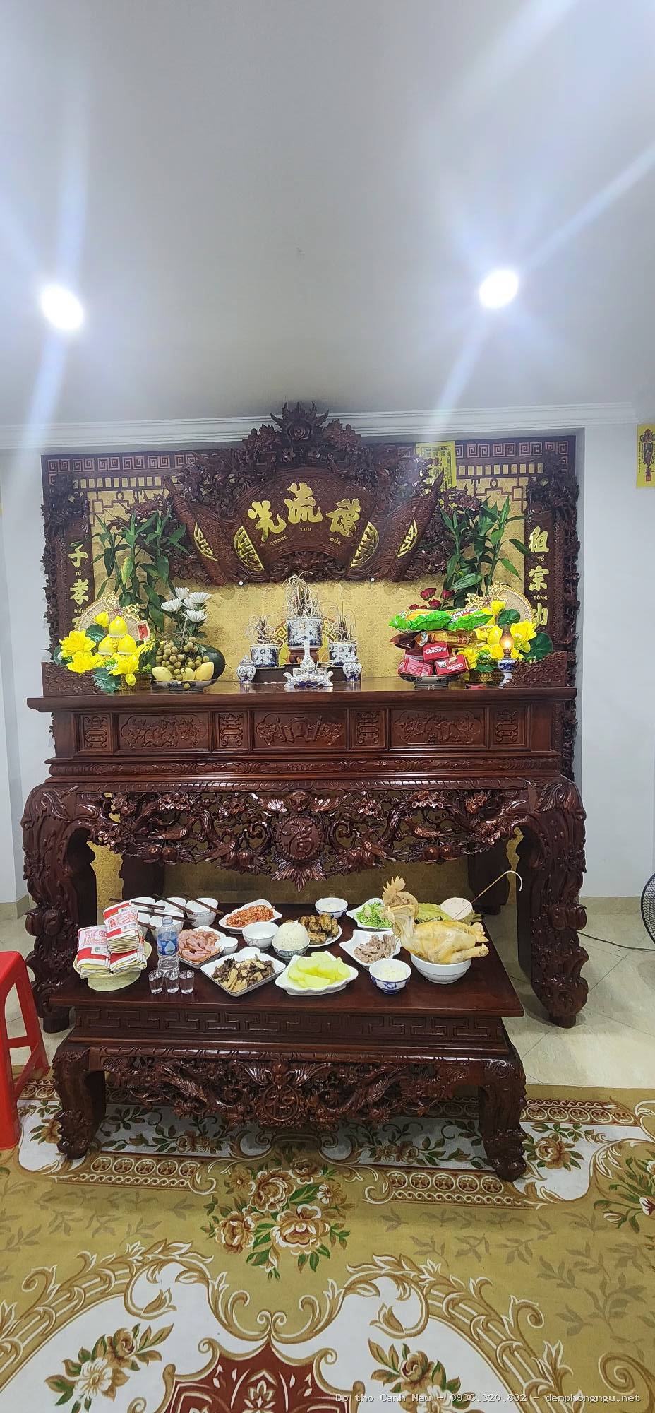 Bàn thờ mẫu 7 tại Thanh Xuân