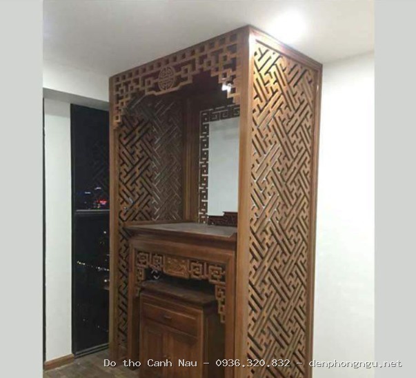 Bàn thờ Phật đẹp đơn giản gỗ Hương tại Hai Bà Trưng tại Hoàn Kiếm