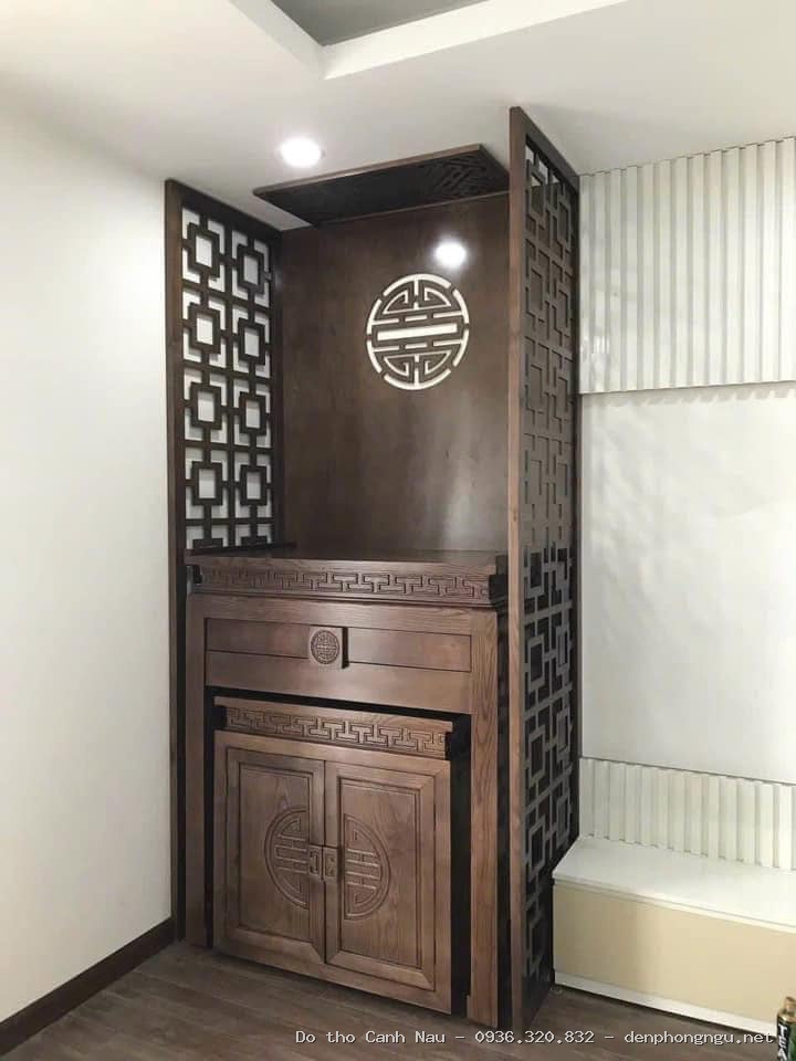 Bàn Thờ Phật Gỗ Hương Cao Cấp tại Tây Hồ