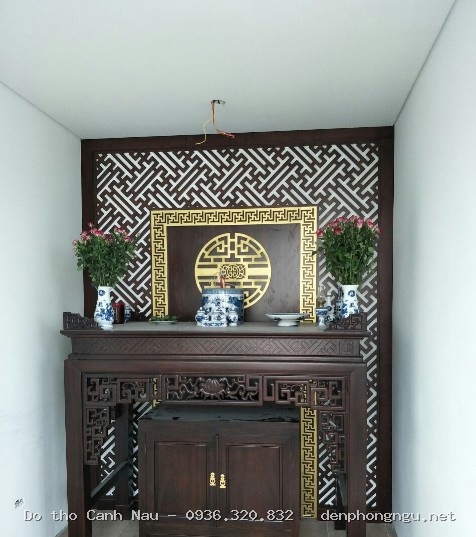 Mẫu Bàn thờ án gian rồng hóa đẹp tại Nam Từ Liêm - Nghệ nhân Sơn Vũ