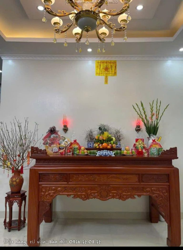 Quy trình lắp ráp bàn thờ