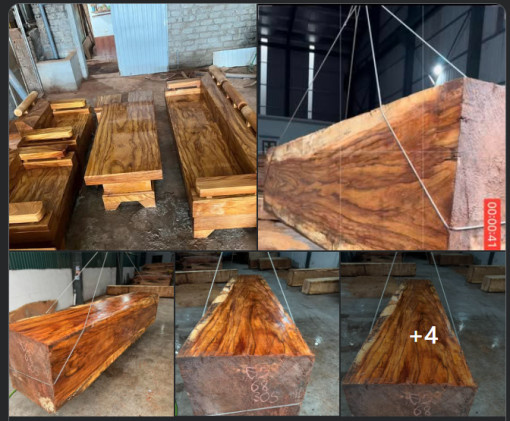 Gỗ gõ đỏ và gỗ lim