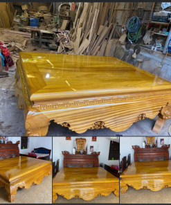 Sập thờ gỗ Dổi