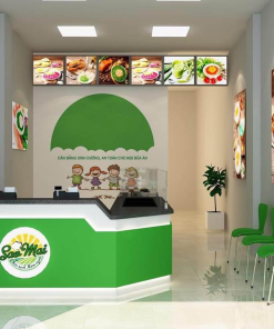 Thiết kế cửa hàng cháo dinh dưỡng