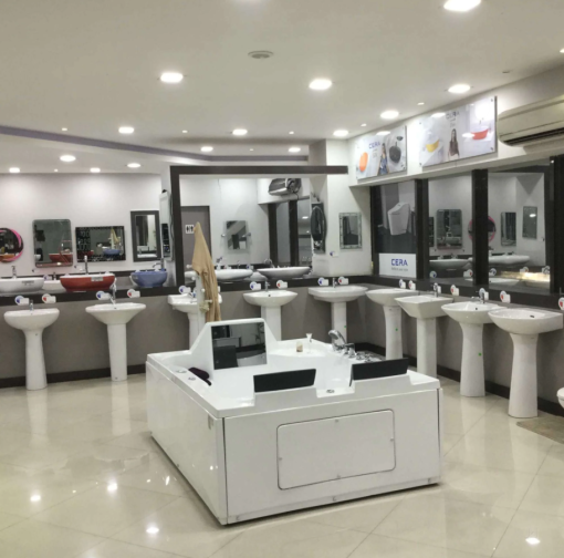 Thiết kế cửa hàng vật liệu xây dựng
