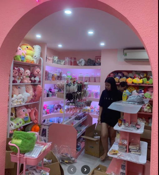 Thiết kế shop phụ kiện quà tặng
