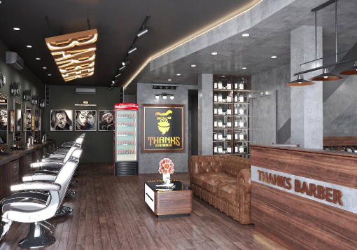 Thiết kế barber shop
