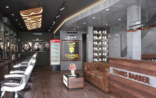 Thiết kế barber shop