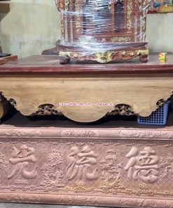 Hoành Phi Câu Đối Gỗ Hương Đá Kích Thước 1M97