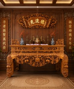 Vua sập thờ 10 phân đục thủ công