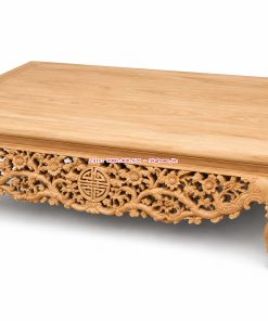 Sập ngũ phúc kim tiền và sập thập điểu quần mai gỗ gụ Lào tự nhiên