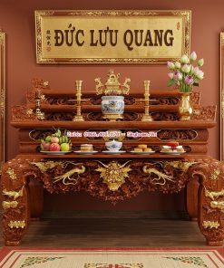 Vua sập thờ Mai Điểu dạ tiền 12 cm liền nguyên khối