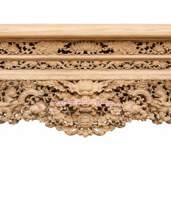 Vua sập thờ Mai Điểu gỗ gụ Lào dạ tiền 12 cm liền nguyên khối